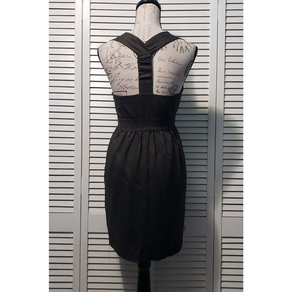 Laila Azhar Pinafore Jumper Dress Womens Size 6 Brown Wool Blend Sleeveless Mini - Picture 5 of 13